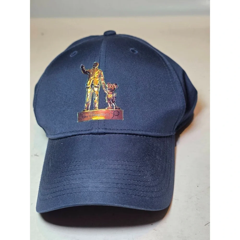 Walt Disney World 2021 50th Anniversary Legacy 91 Nike Dri-Fit Golf Hat Cap Navy
